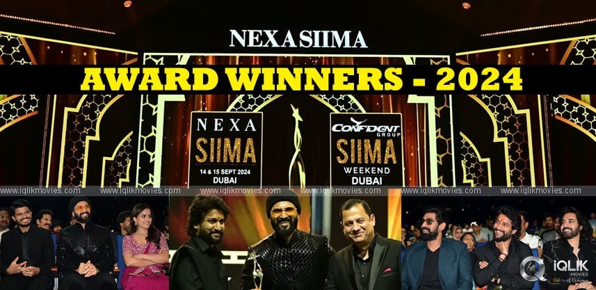 SIIMA 2024: Complete List of Award Winners