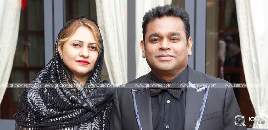 Music Composer AR Rahman's Wife Announces Divorce