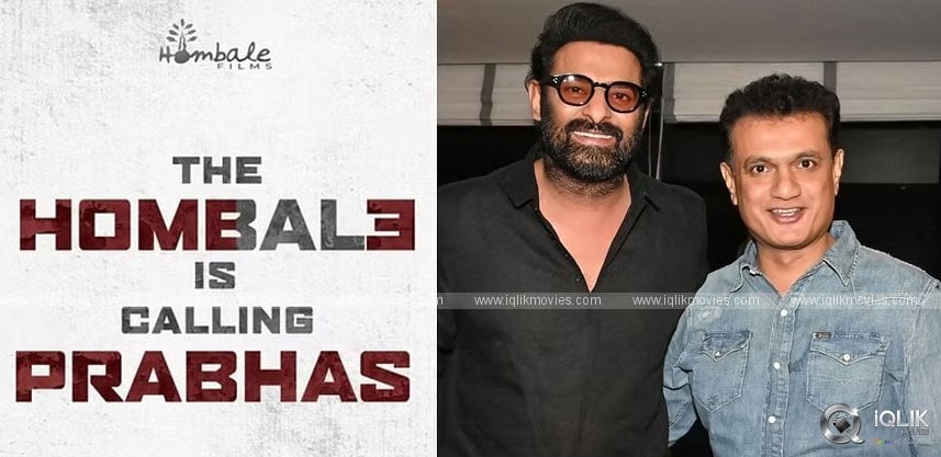 Prabhas To Do 3 Films For Salaar Producers