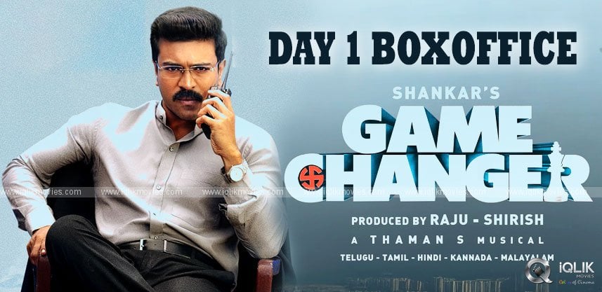 Game Changer Day 1 Collections: Grossed More Than 186 Cr