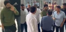 Allu Arjun Visits Sree Tej At KIMS In Hyderabad